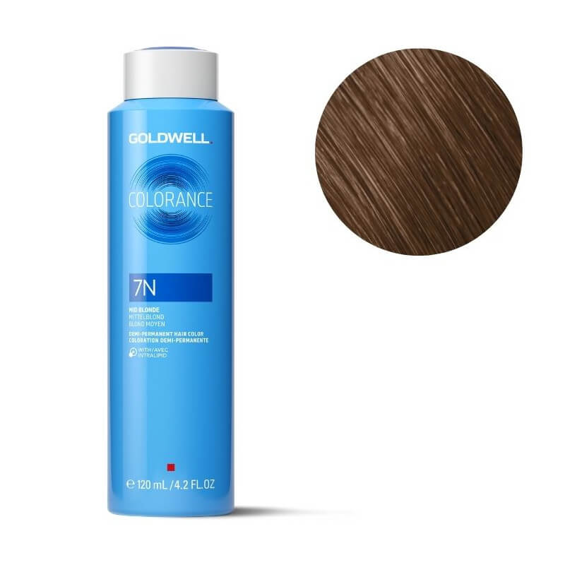 Kleuring Colorance 7n middenblond Goldwell 120ml