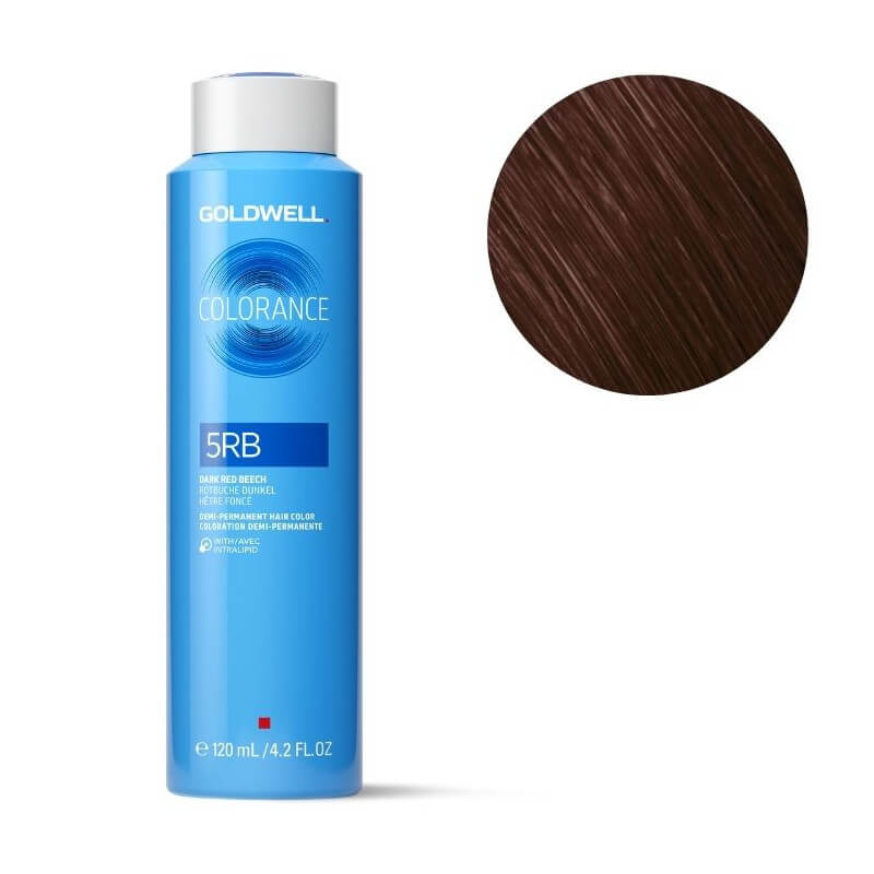 Coloration Colorance 5rb light chestnut red beige Goldwell 120ml