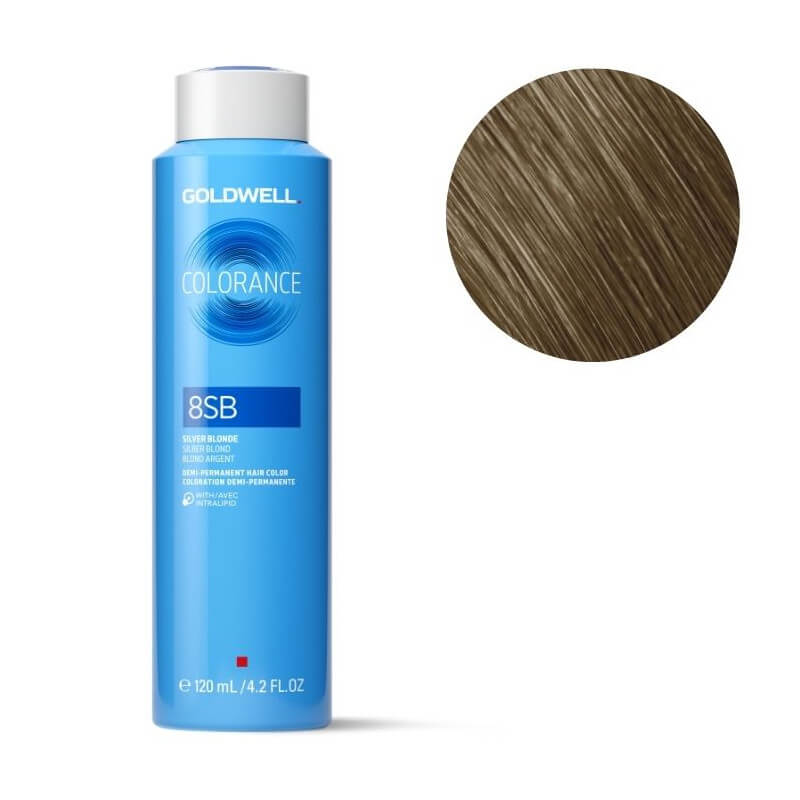 Coloração Colorance 8sb cor loiro claro bege prateado Goldwell 120ml
