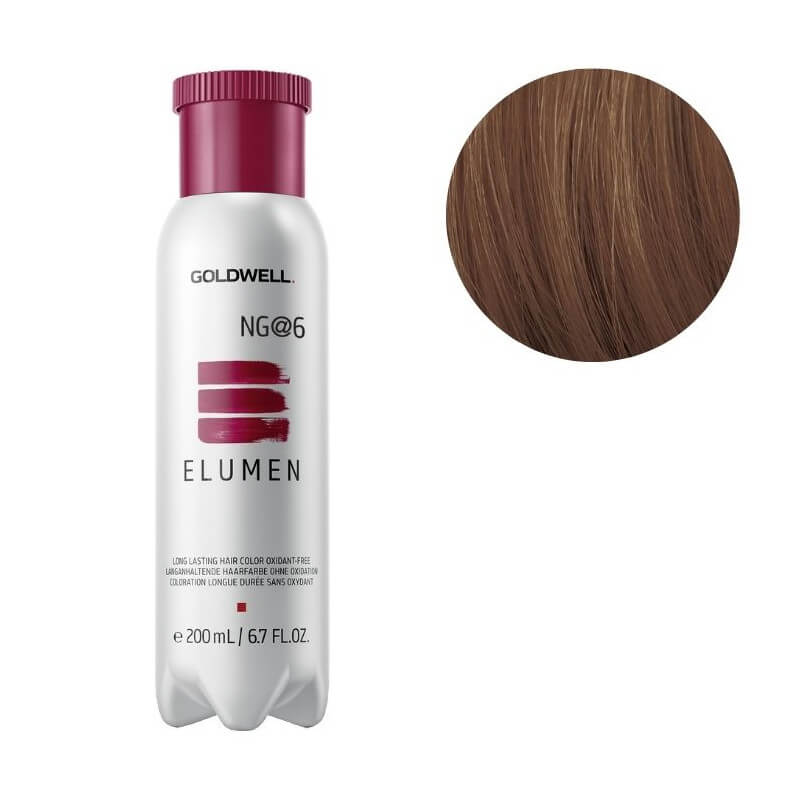 Coloración Elumen ng@6 rubio oscuro natural dorado Goldwell 200ml