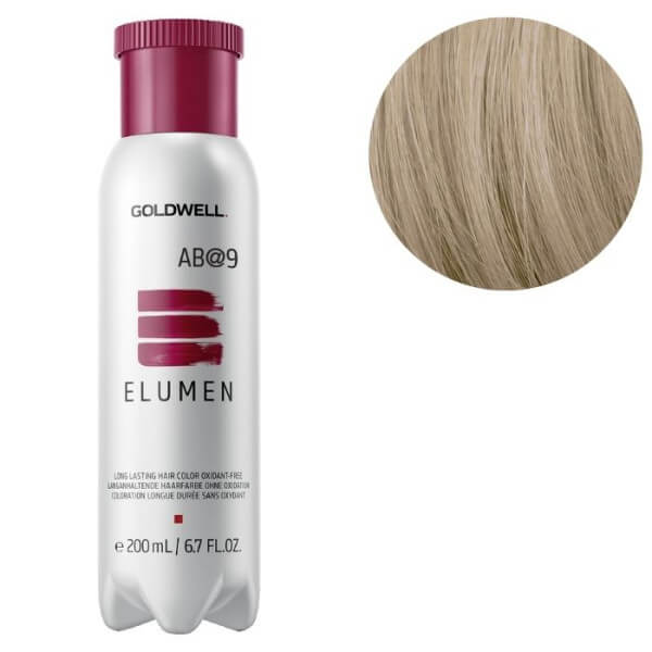 Kleuring Elumen ab@9 zeer lichtblond asbruin Goldwell 200ml Kleuring Elumen ab@9 zeer lichtblond asbruin Goldwell 200ml