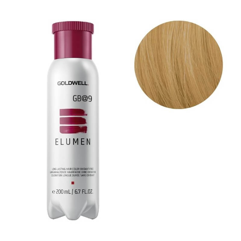 Coloração Elumen gb@9 loiro muito claro marrom dourado Goldwell 200ml