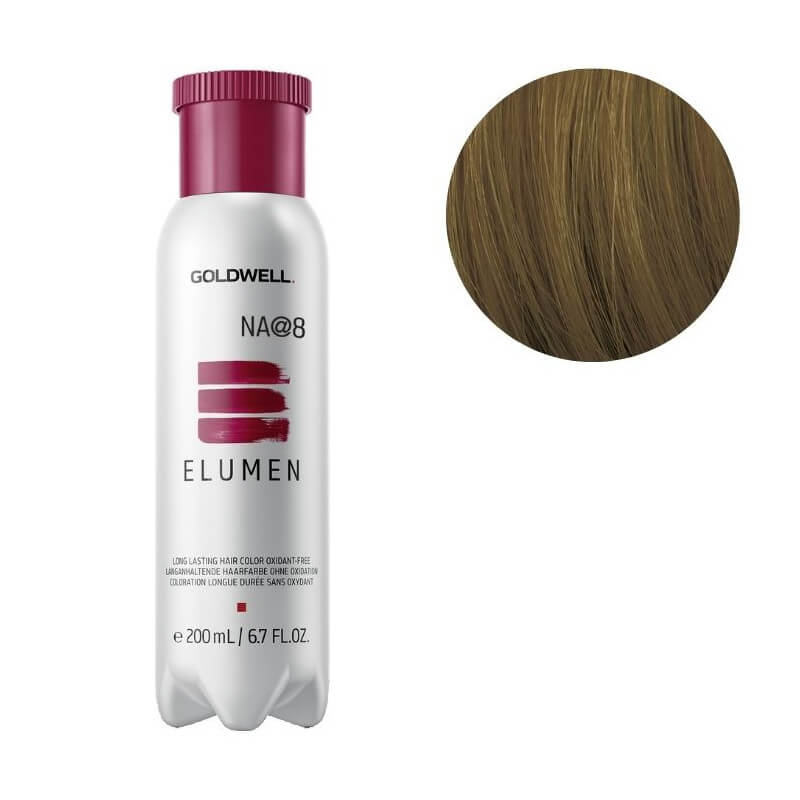 Coloração Elumen na@8 loiro claro cinza natural Goldwell 200ml