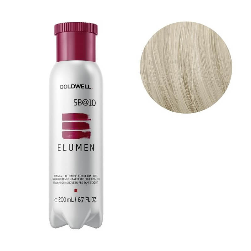 Kleuring Elumen sb@10 extra lichtblond zilverbruin Goldwell 200 ml