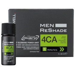 Coloration men reshade 4ca châtain foncé cendré froid Goldwell 4 shots x 20ml