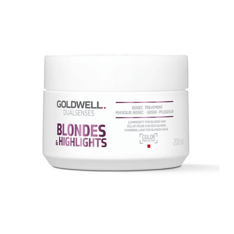Tratamento iluminador loiro 60 segundos Dual Senses Blonde&Highlights Goldwell 200ml