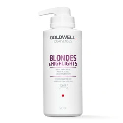 Haarmaske gegen Gelbstich 60 Sekunden Dual Senses Blonde&Highlights Goldwell 500ml
