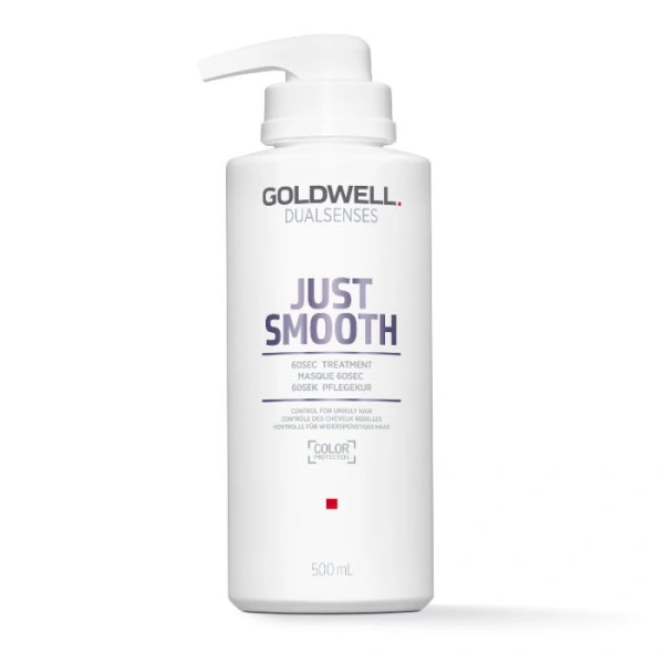 Maske für glättende Behandlung in 60 Sekunden Dual Senses Just Smooth Goldwell 500ml Maske für glättende Behandlung in 60 Sekunden Dual Senses Just Smooth Goldwell 500ml