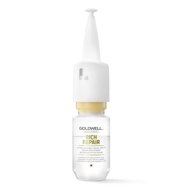 Sérum reestruturante intensivo Dual Senses Rich Repair Intensive Goldwell 12x18ml Sérum reestruturante intensivo Dual Senses Rich Repair Intensive Goldwell 12x18ml