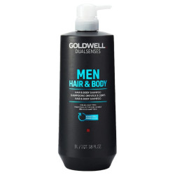 Champô para cabelo e corpo Dual Senses Men Goldwell 1000ml