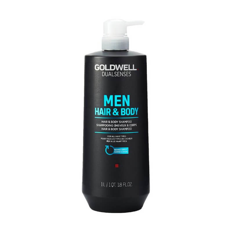 Champô para cabelo e corpo Dual Senses Men Goldwell 1000ml