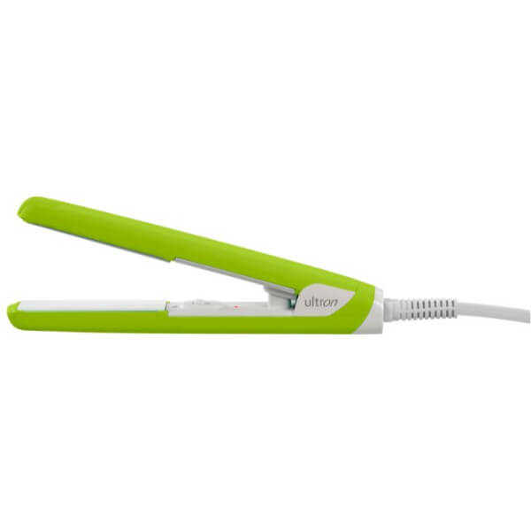 Alisador Mini verde fluorescente em cerâmica com bolsa Ultron Alisador Mini verde fluorescente em cerâmica com bolsa Ultron