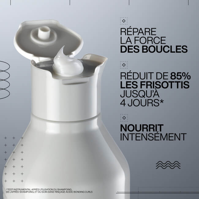 Herstellende conditioner voor beschadigde krullend haar Acidic Bonding Curls