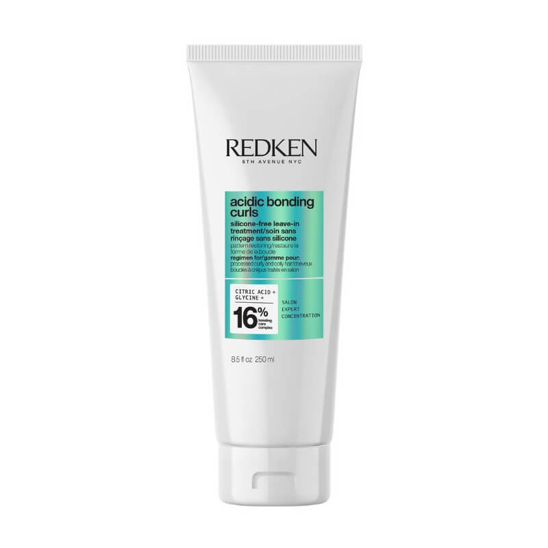 Tratamento sem enxágue para cabelos cacheados danificados Acidic Bonding Curls 250ml.