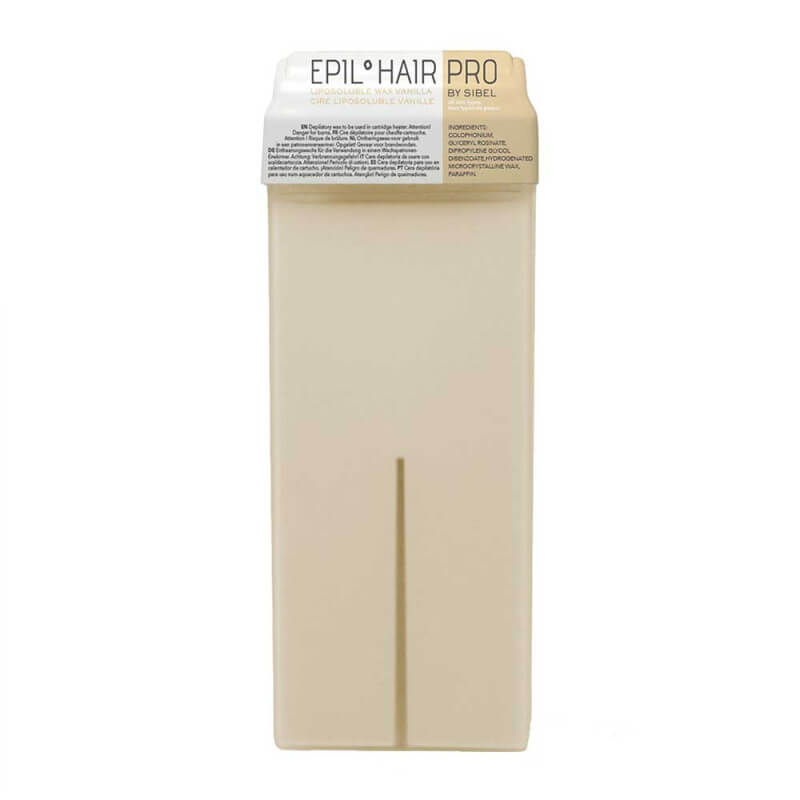 Cartucho de cera depilatória mel baunilha Sibel 110ML