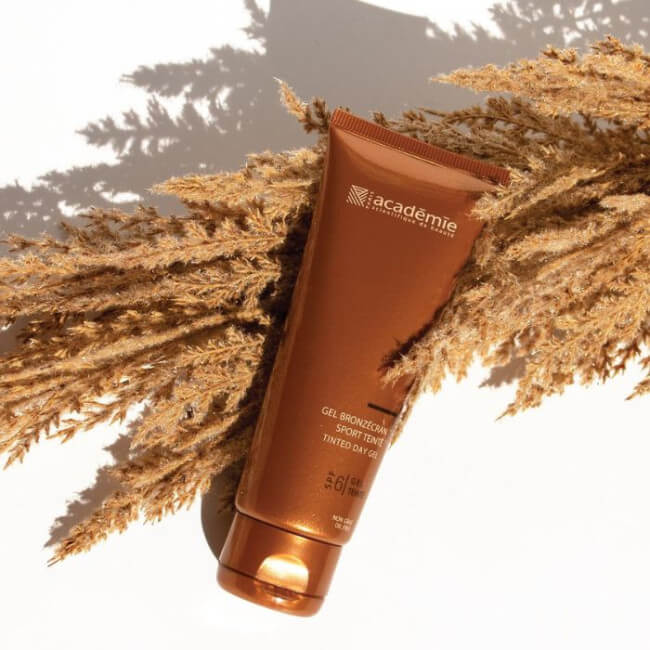 Gel sport getint met lage beschermingsfactor SPF6 Bronzecran Académie Scientifique de Beauté