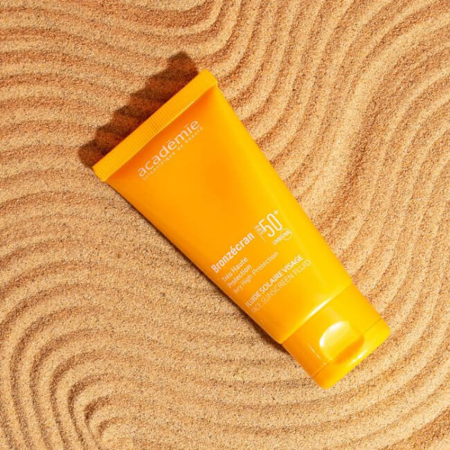 Fluide zonbescherming voor het gezicht SPF 50+ Bronzecran Académie Scientifique de Beauté
