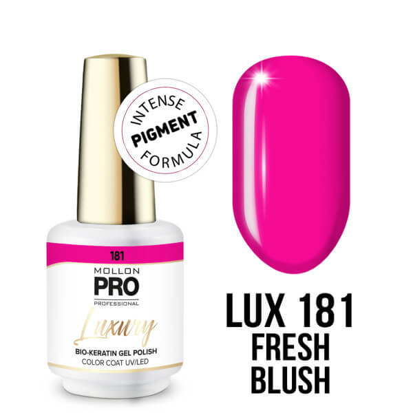 Luxury semi-permanente nagellak n°181 Fresh Blush Mollon. Luxury semi-permanente nagellak n°181 Fresh Blush Mollon.