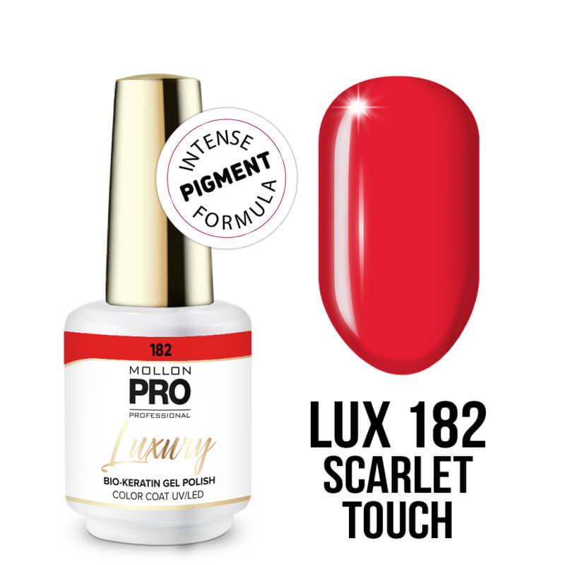 Smalto semipermanente Luxury n°182 Scarlet Touch Mollon