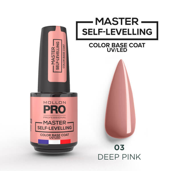 Base Master Base Self Levelling n°03 Deep Pink MollonBasis Master Basis Selbstnivellierung Nr. 03 Tiefrosa Mollon