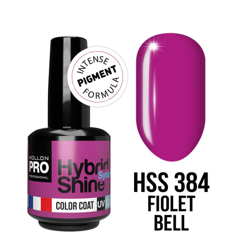 Hybride Shine 8 ml semi-permanente nagellak nr. 384 Violet Bell van Mollon