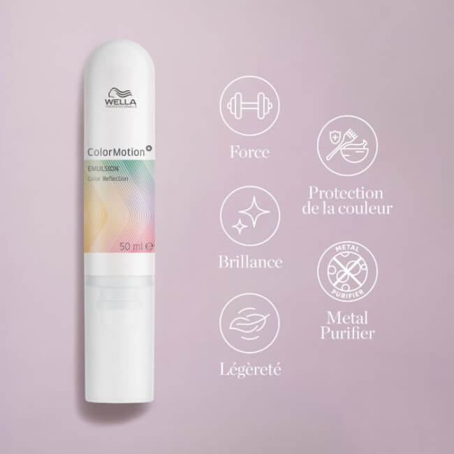 Emulsão para cabelos coloridos e danificados Color Motion Wella 50ML
