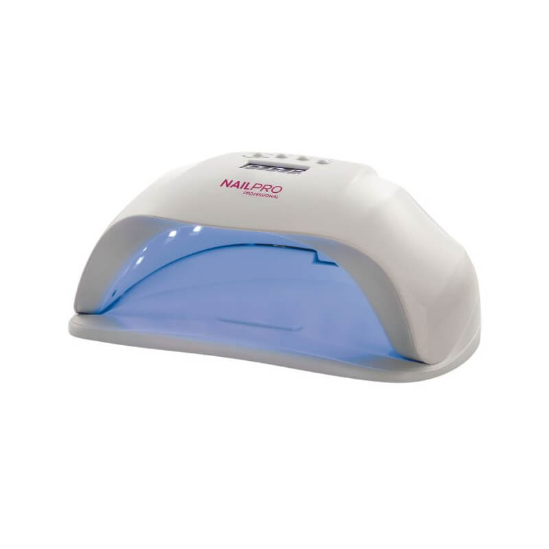 Lâmpada profissional de LED UV SUN X MIA 48 para polimerização de vernizes de gel para unhas nas mãos e nos pés.