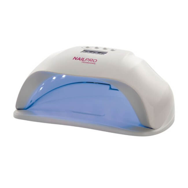 Lâmpada profissional de LED UV SUN X MIA 48 para polimerização de vernizes de gel para unhas nas mãos e nos pés.