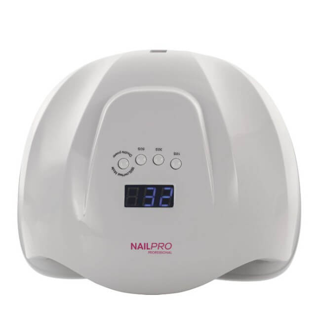 Lamp SUN X MIA 48 Led UV professioneel voor het uitharden van gel nagellak op handen en voeten.