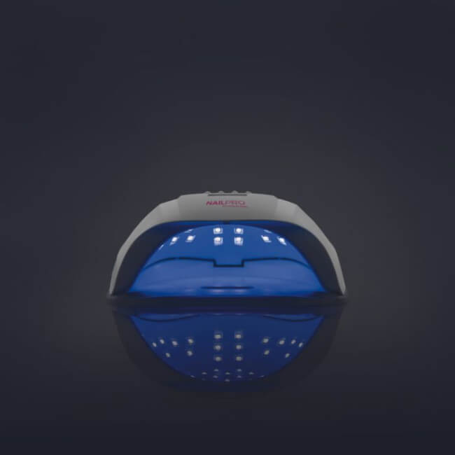 Lamp SUN X MIA 48 Led UV professioneel voor het uitharden van gel nagellak op handen en voeten.