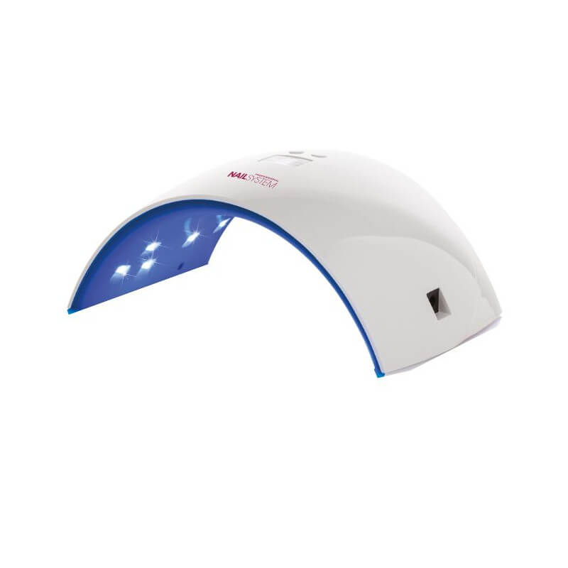 Nageldroger 36 POWER X SUN LED voor het uitharden van gel op handen en voeten.