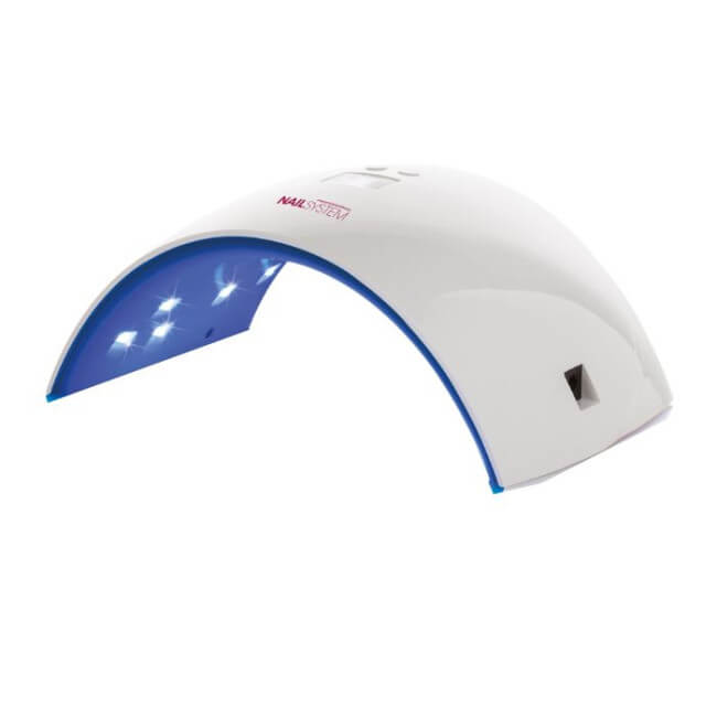 Nageldroger 36 POWER X SUN LED voor het uitharden van gel op handen en voeten.