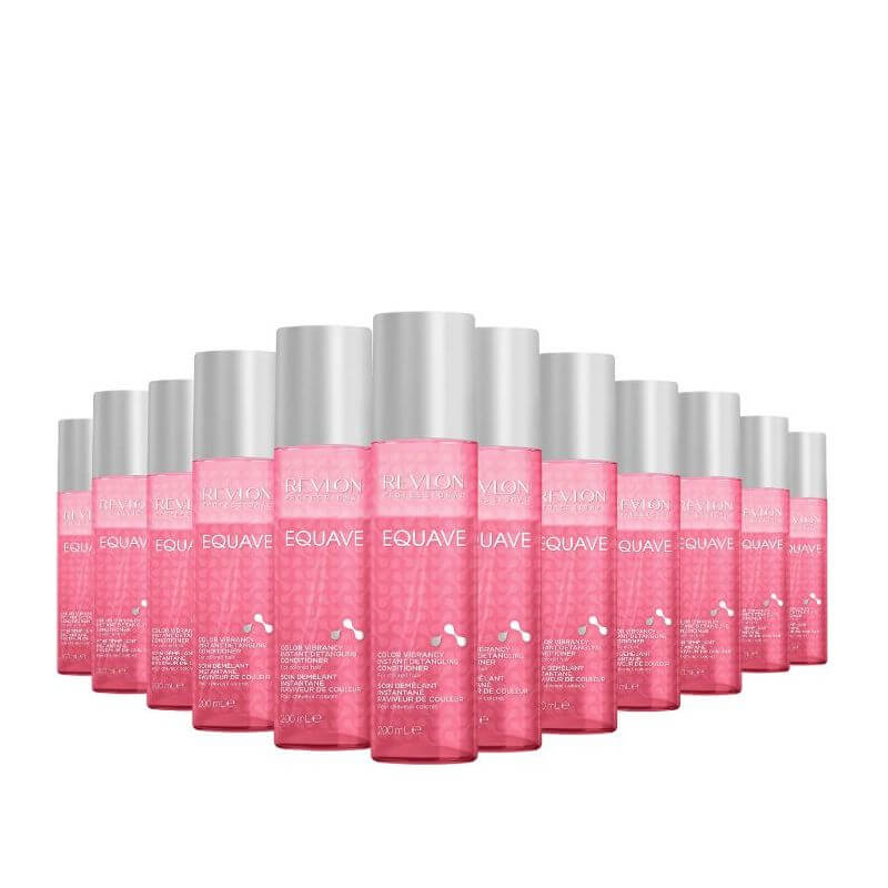 Pack com 12 sprays desembaraçantes de cor Equave™ Revlon 200ML.