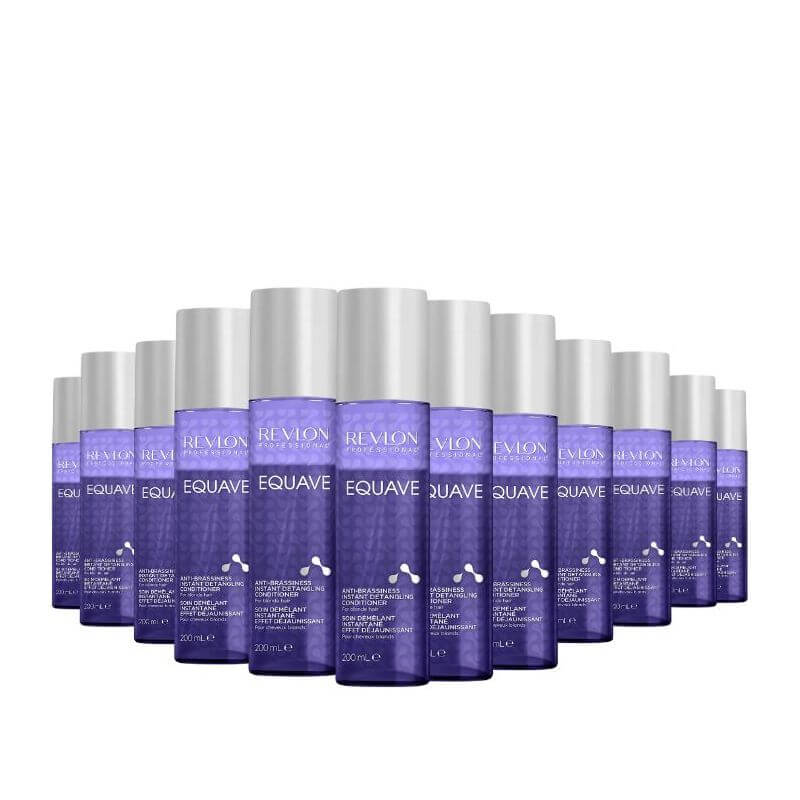 Pack de 12 sprays desembaraçantes anti-reflexos amarelos Equave™ Revlon 200ML.
