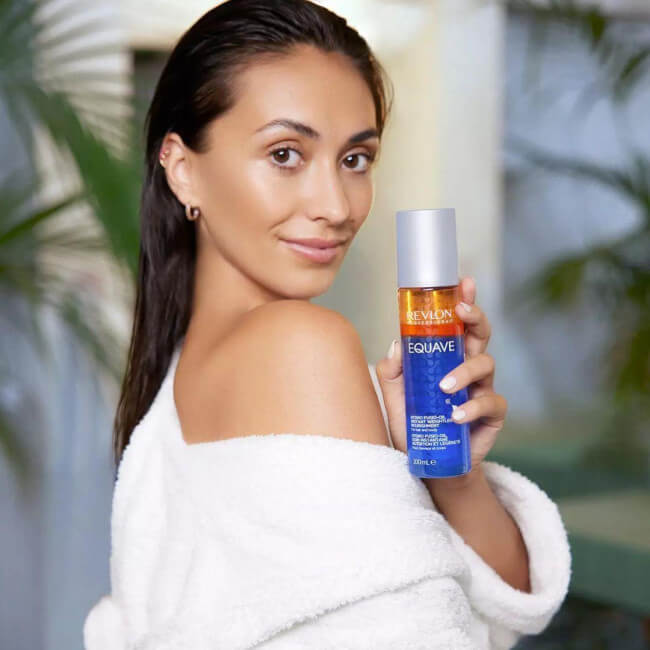 Pacote com 12 sprays de tratamento nutritivo para corpo e cabelo Fusio-oil Equave™ Revlon 200ML.