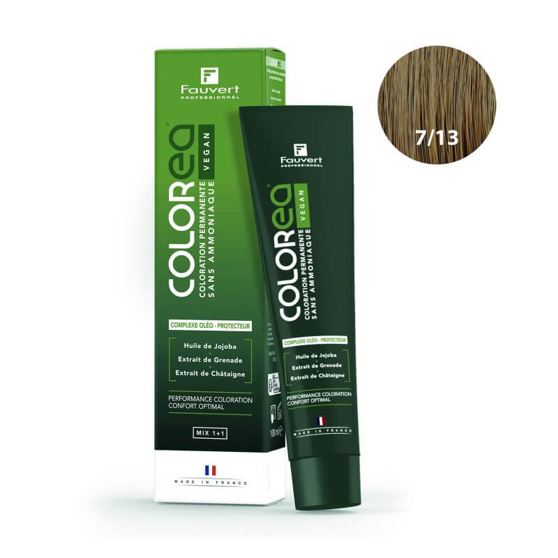 Kleur Colorea Vegan 7/13 beige blond Fauvert Professionnel 100 ml