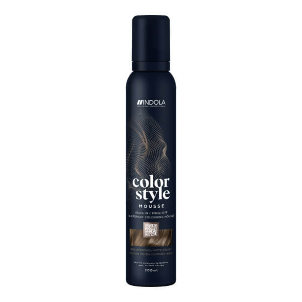 copy of Kleurrijke stylingsmousse middenbruin Indola 200ML