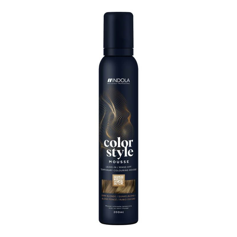 copy of Mousse kleurstof en styling donkerblond Indola 200ML.
