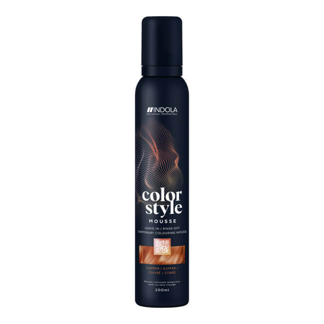 copy of Mousse kleurstof en styling donkerblond Indola 200ML.