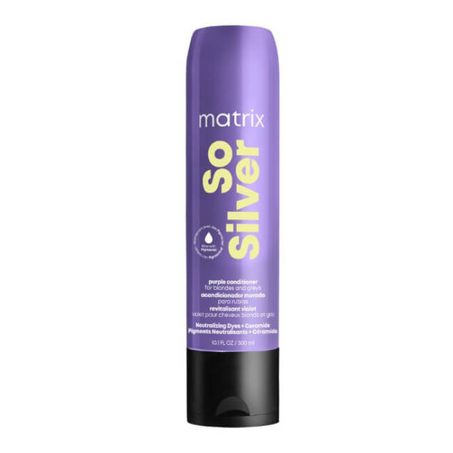 Après-Shampoing Post Neutralisation de Reflets Indésirables Jaunes So Silver Matrix 300ml