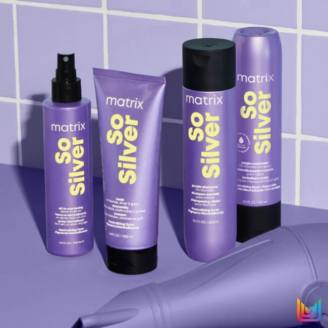Après-Shampoing Post Neutralisation de Reflets Indésirables Jaunes So Silver Matrix 300ml