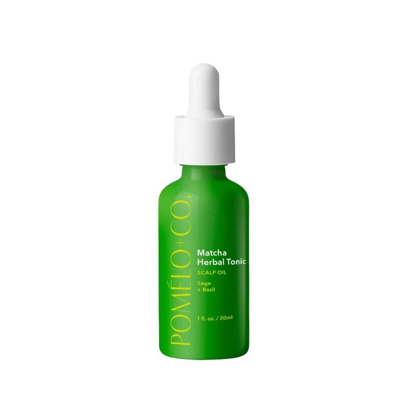 Óleo tónico de Matcha para o couro cabeludo Pomelo+Co 30ml