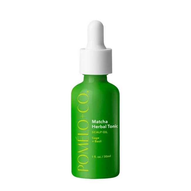 Óleo tónico de Matcha para o couro cabeludo Pomelo+Co 30ml