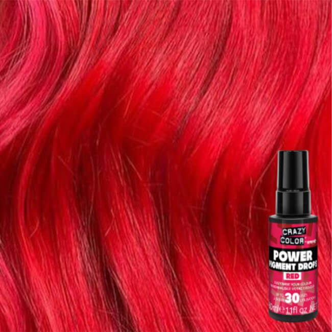 Pigmentos vermelhos CRAZY COLOR 30ML