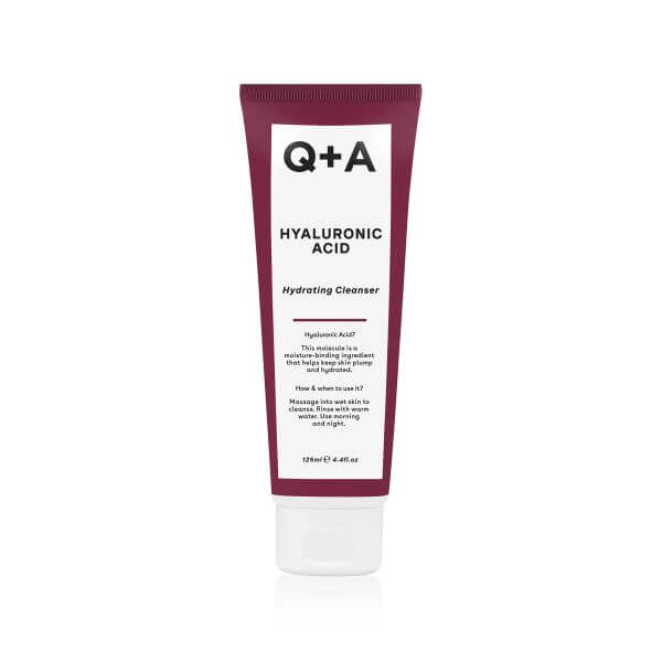 Gel detergente all'acido ialuronico Q+A da 125 ml