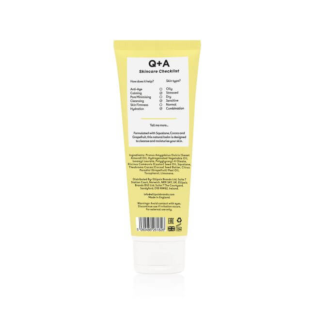 Ontschminkbalsem Grapefruit Q+A 125ML