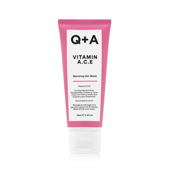 Gel Mascarilla Termo-Calentadora con Vitaminas A.C.E Q+A 75ML