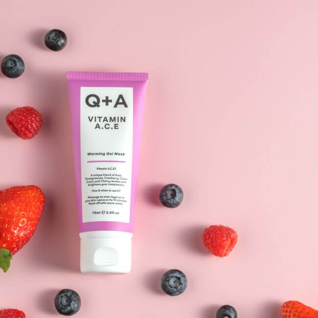 Masker Gel Thermowarmend Vitamin A.C.E Q+A 75ML