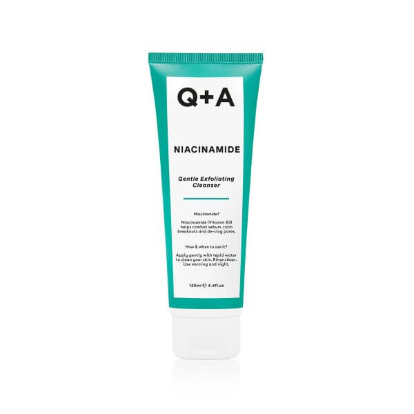 Sanftes Peeling-Reinigungsmittel mit Niacinamid Q+A 125ML