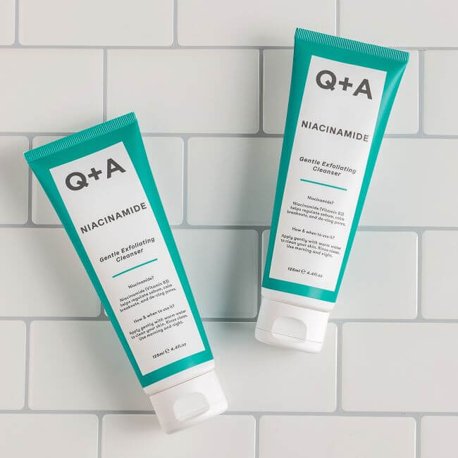 Limpiador Exfoliante Suave con Niacinamida Q+A 125ML